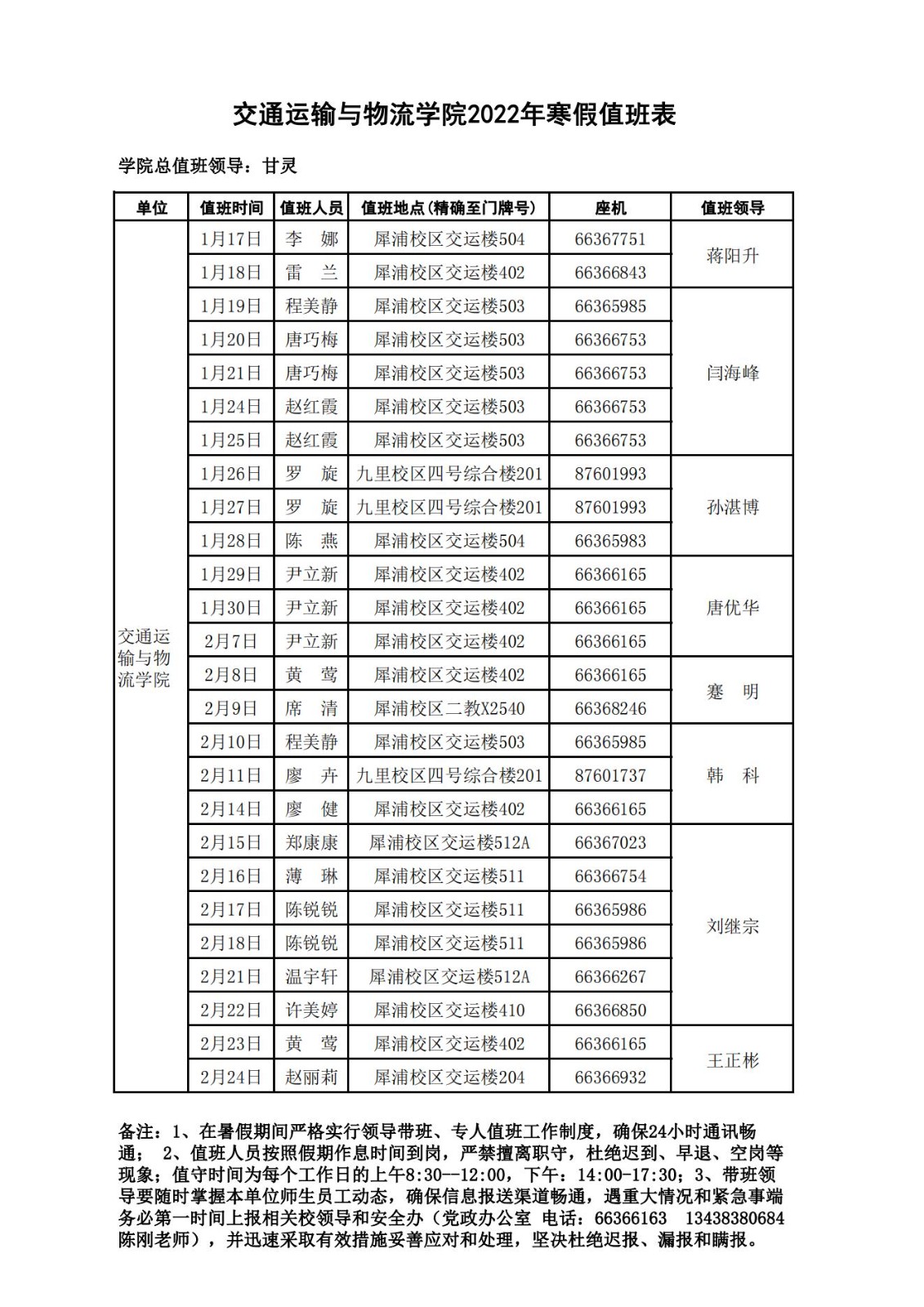 2022年寒假交运学院值班表 （挂院网）_00.jpg
